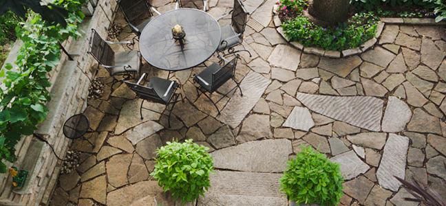 Wonderful backyard with amazing paver patio design ideas